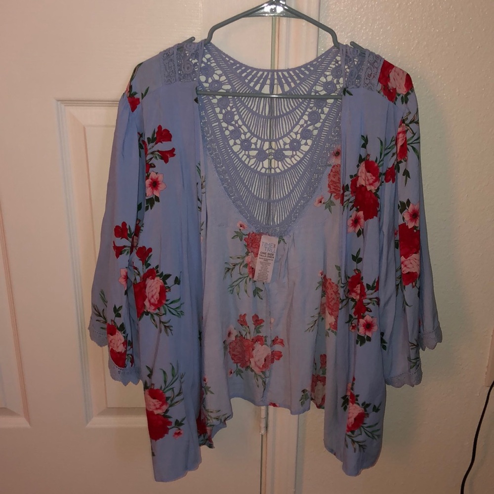 Bell sleeve kimono wrap
